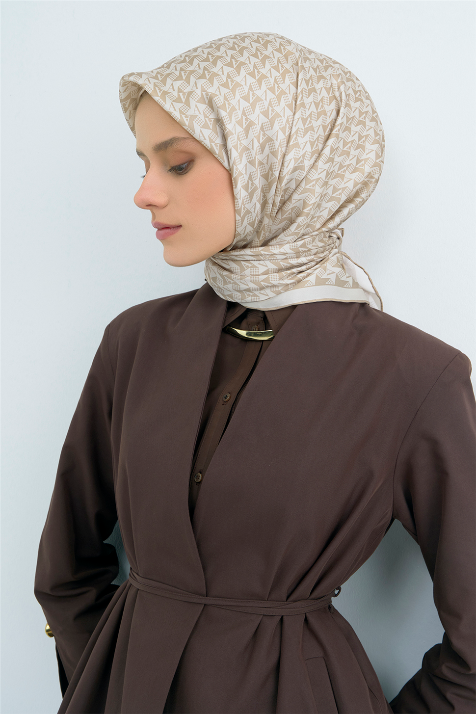 Armine 2026 İlkbahar Yaz Saf İpek Sura Eşarp 9556D 80